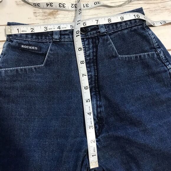 Rockies Vintage High Rise Bareback Blue Jeans Size 28 7 - Picture 4 of 15